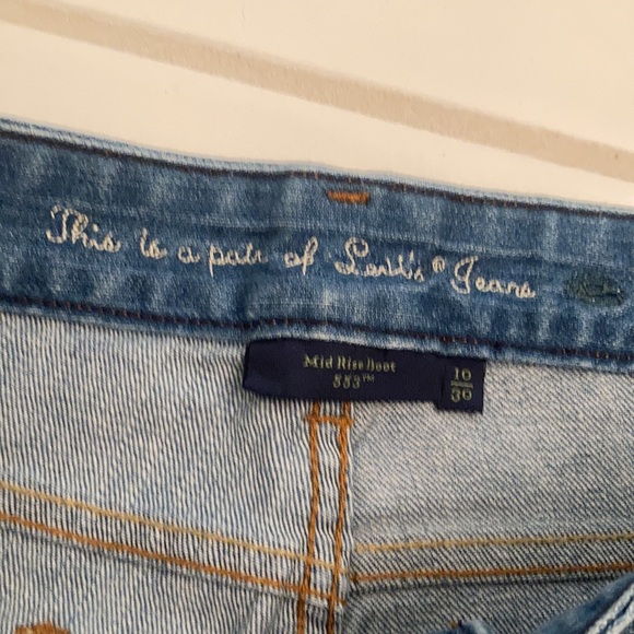 Levi’s white tag mid rise boot 553 Levi’s Jeans Sz 10M/30 made in Hong Kong - Picture 4 of 8